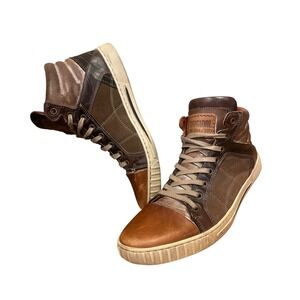 Bull Boxer Original Limited Edition 001/500 High Top Leather Sneakers Men US 10